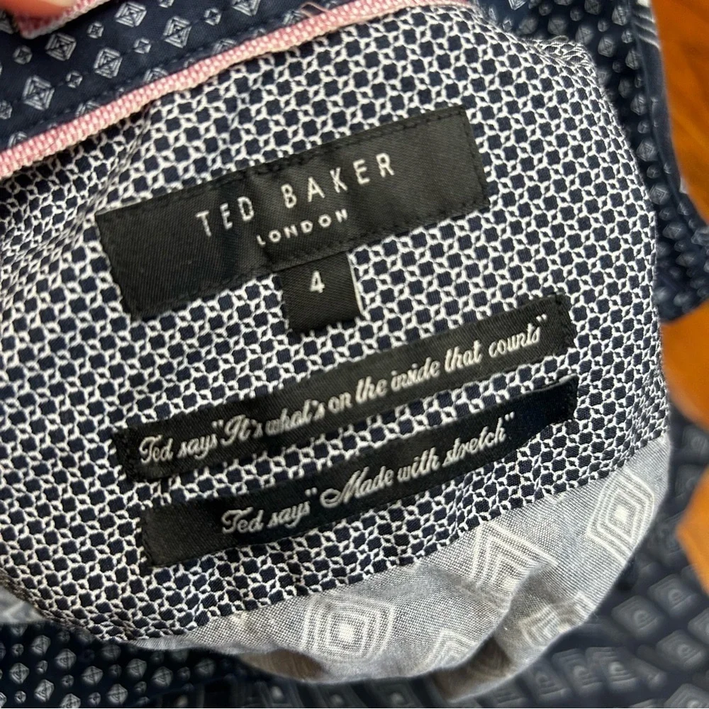Ted‎ baker London button down short sleeve shirt